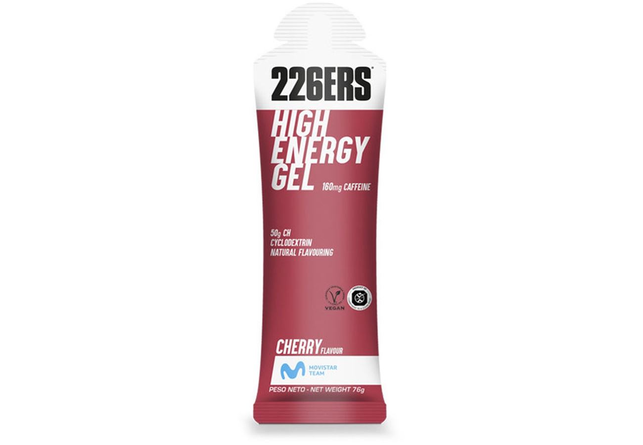 HIGH ENERGY GEL 76G - CEREZA CON CAFEÍNA