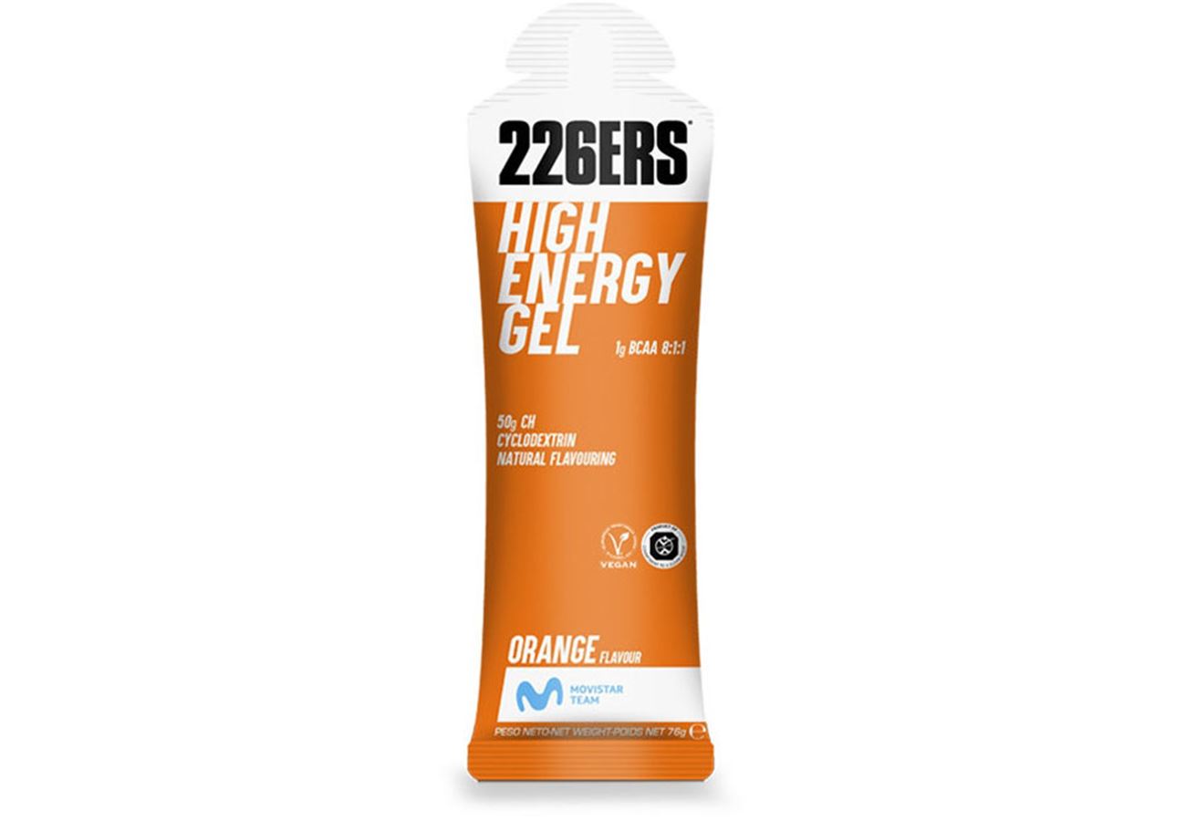 HIGH ENERGY GEL 76G - NARANJA BCAA