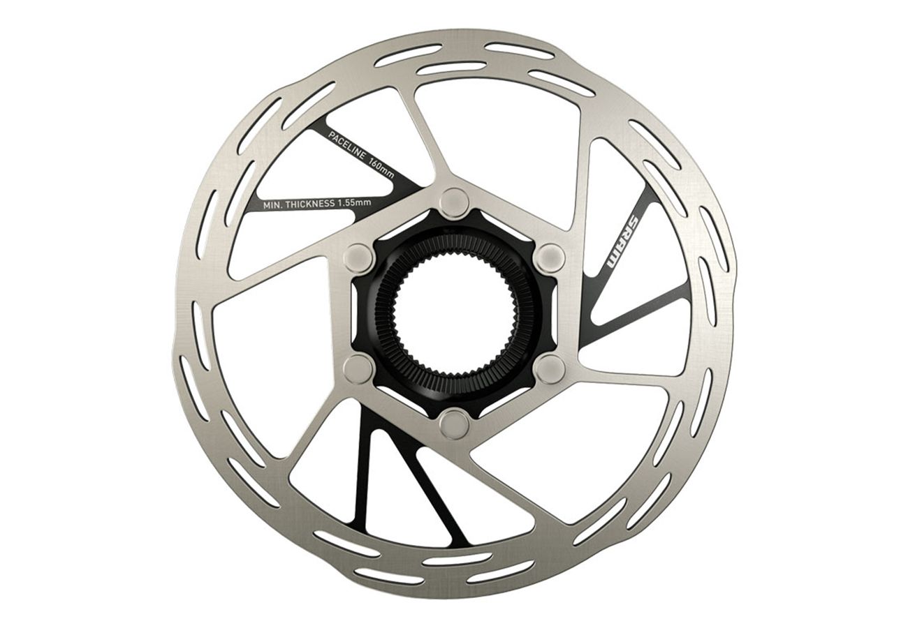 SRM DISCO FRENO PACELINE 160MM CENTERLOCK ROAD (BISELADO)